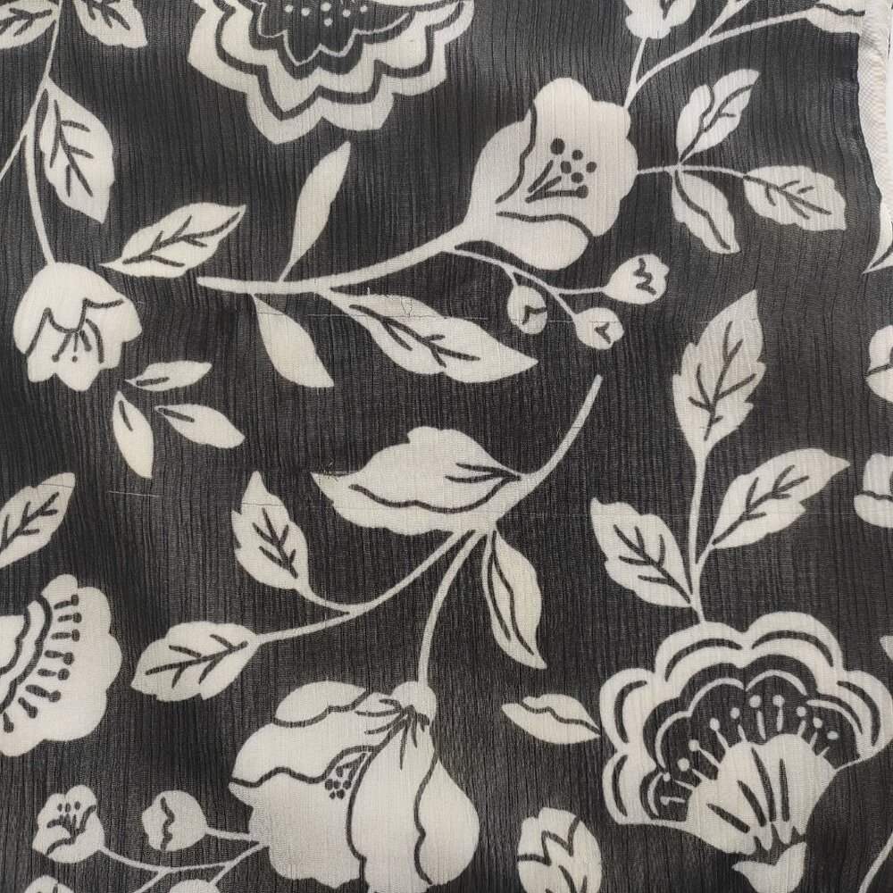 Perfectly Dressed Black with White Floral Dress Crinoline Kid's Size 8 (Medium) - Picture 3 of 8